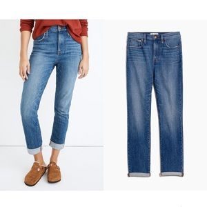 Madewell The High-Rise Slim Boyjean Tencel Edition